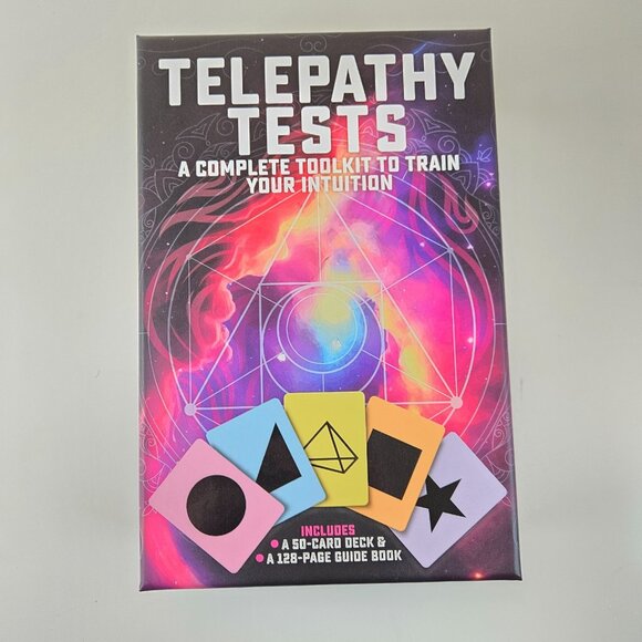 Telepathy Test A Complete Toolkit To Train Your Intuition Deck Cards & Book - Picture 2 of 8